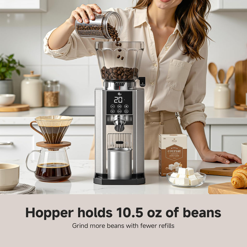 Conical Burr Coffee Grinder with 45 Grind Settings C463786