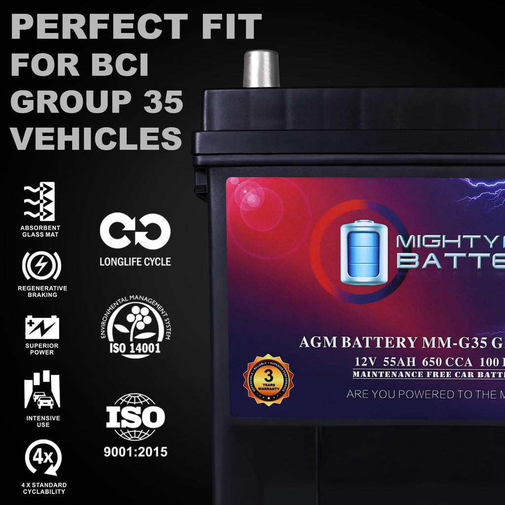 12V 55Ah AGM Replacement Battery X948018