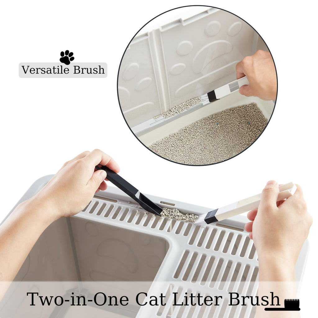 Covered Litter Box with Lid and Scooper P872673