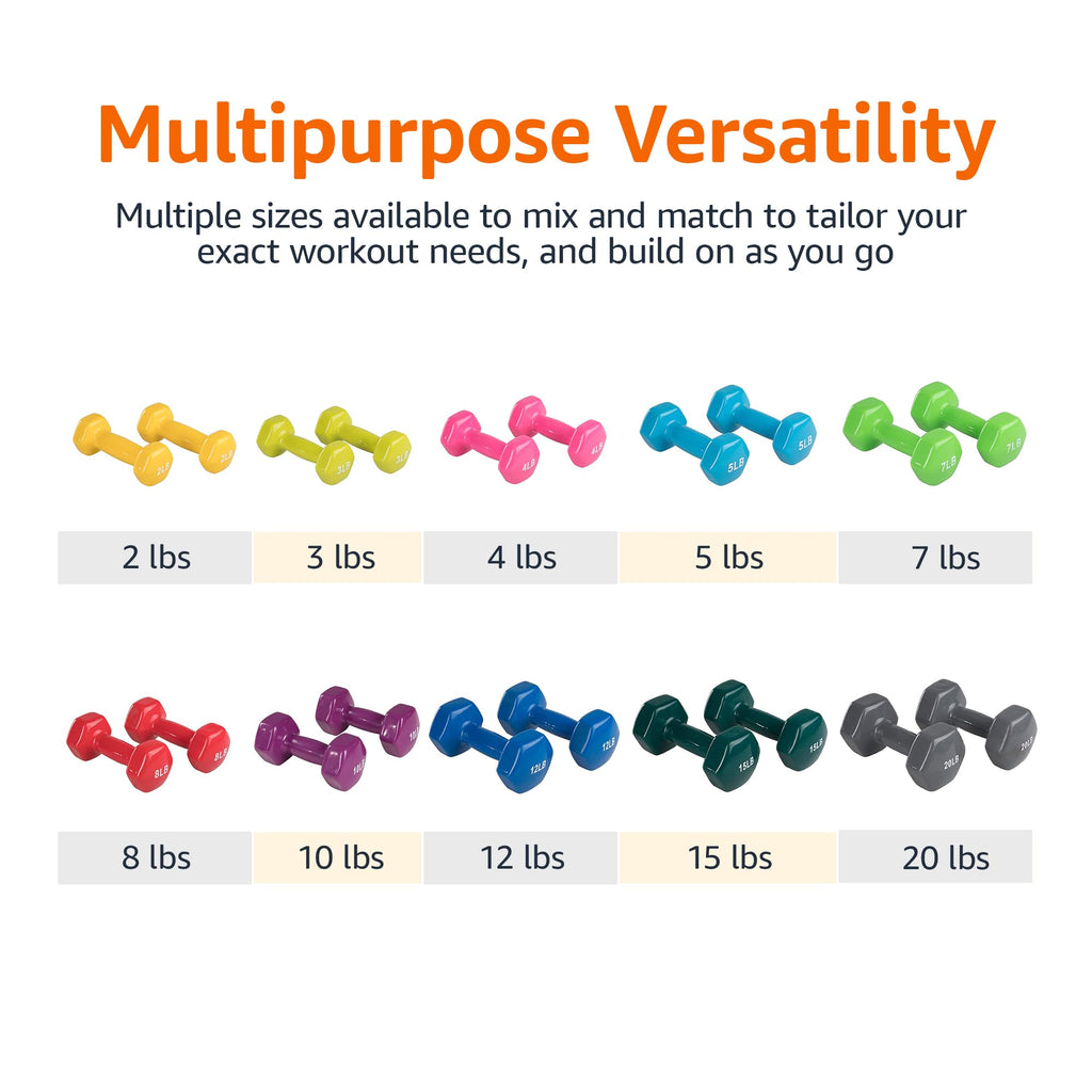 Vinyl Coated Dumbbell Hand Weights S9501