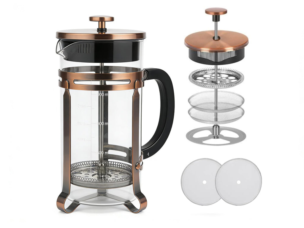 21oz Stainless Steel Glass French Press A2345