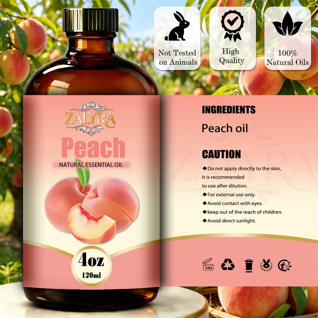 Lavender&Peach Essential Oil 4 Fl Oz+0.33 Fl Oz T685