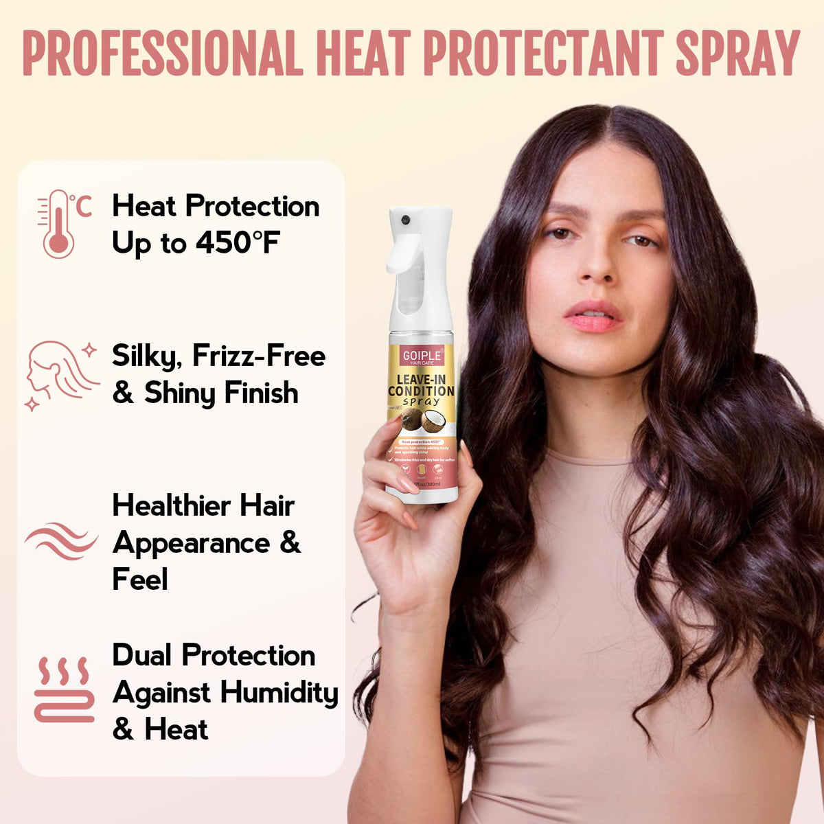Leave In Conditioner & Heat Protectant Spray A793891