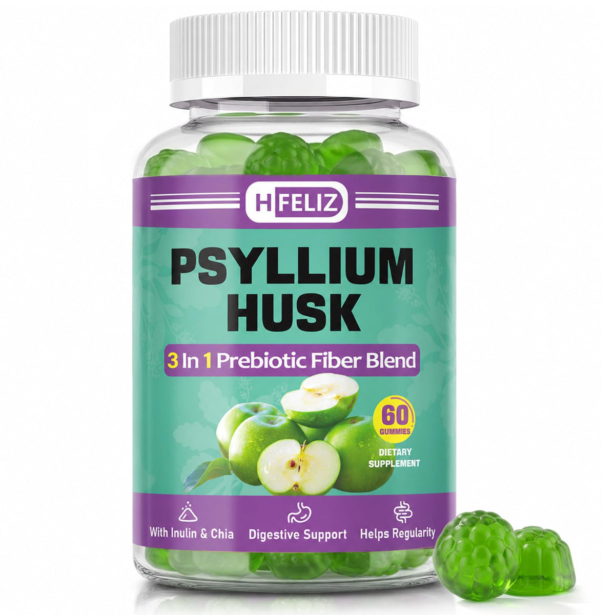 Psyllium Husk 1500mg Fiber Supplement Z530344