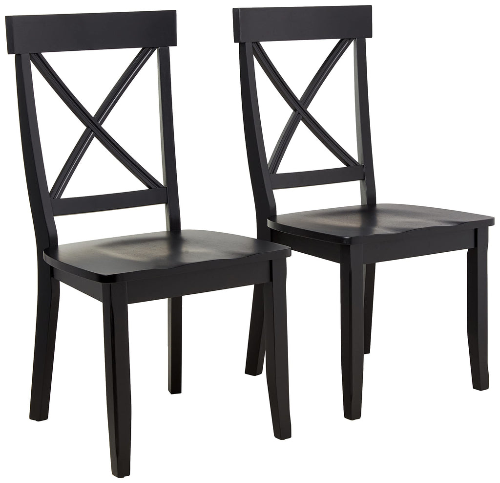 Black Dining Chairs Set of 2 O826132
