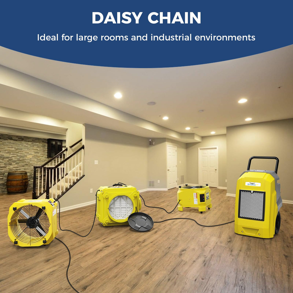 Industrial Air Mover 3000CFM Heavy Duty Fan S9903