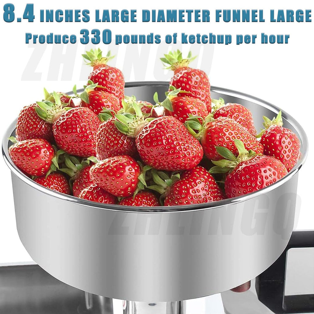 450W Electric Tomato Strainer and Press Stainless Steel I370152