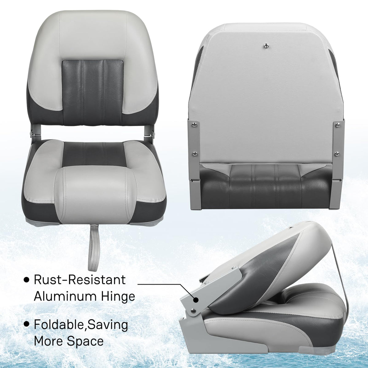 2 Pack Folding Boat Seats P7708