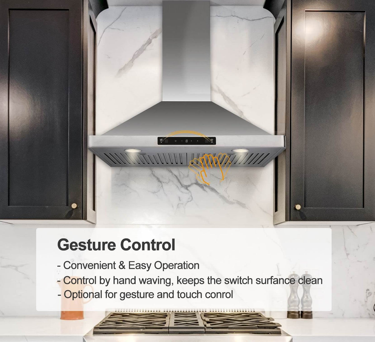 30 Inch Stainless Steel Wall Mount Range Hood M880450
