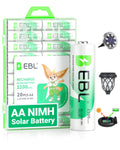 Solar AA Batteries 20 Pack L956