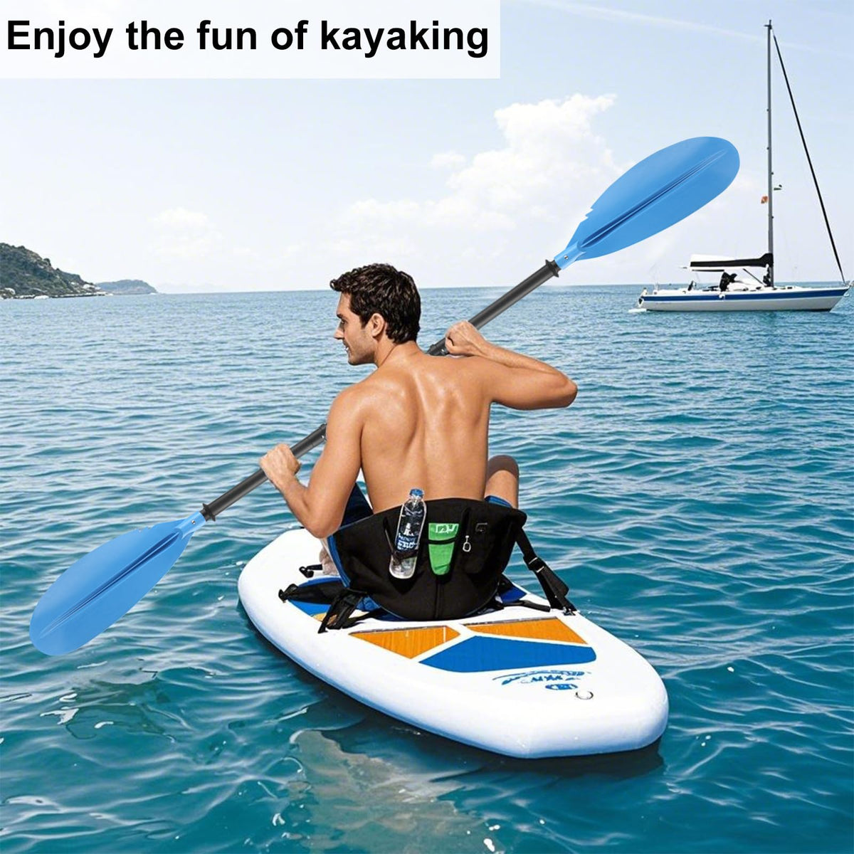 Telescoping Adjustable Kayak Paddle 70" to 95" Z705