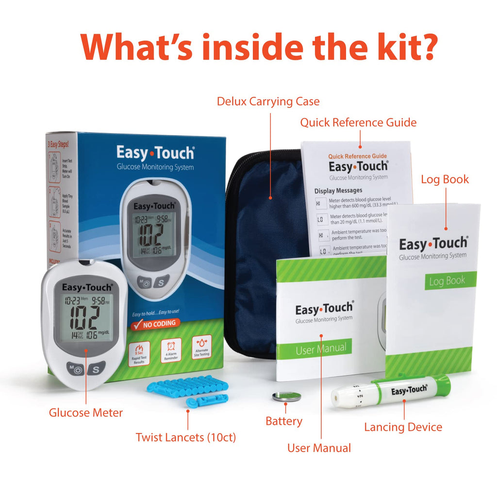 Glucose Meter Kit with 100 Test Strips D360676