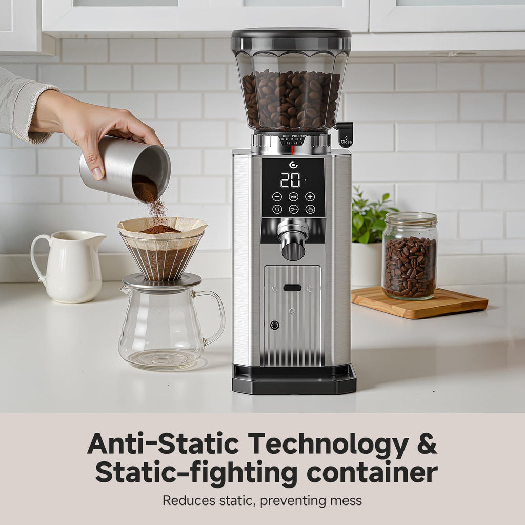 Conical Burr Coffee Grinder with 45 Grind Settings C463786
