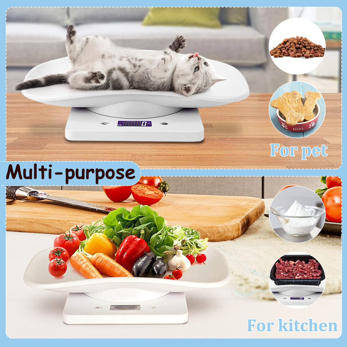 Digital Pet Scale with Tray A820