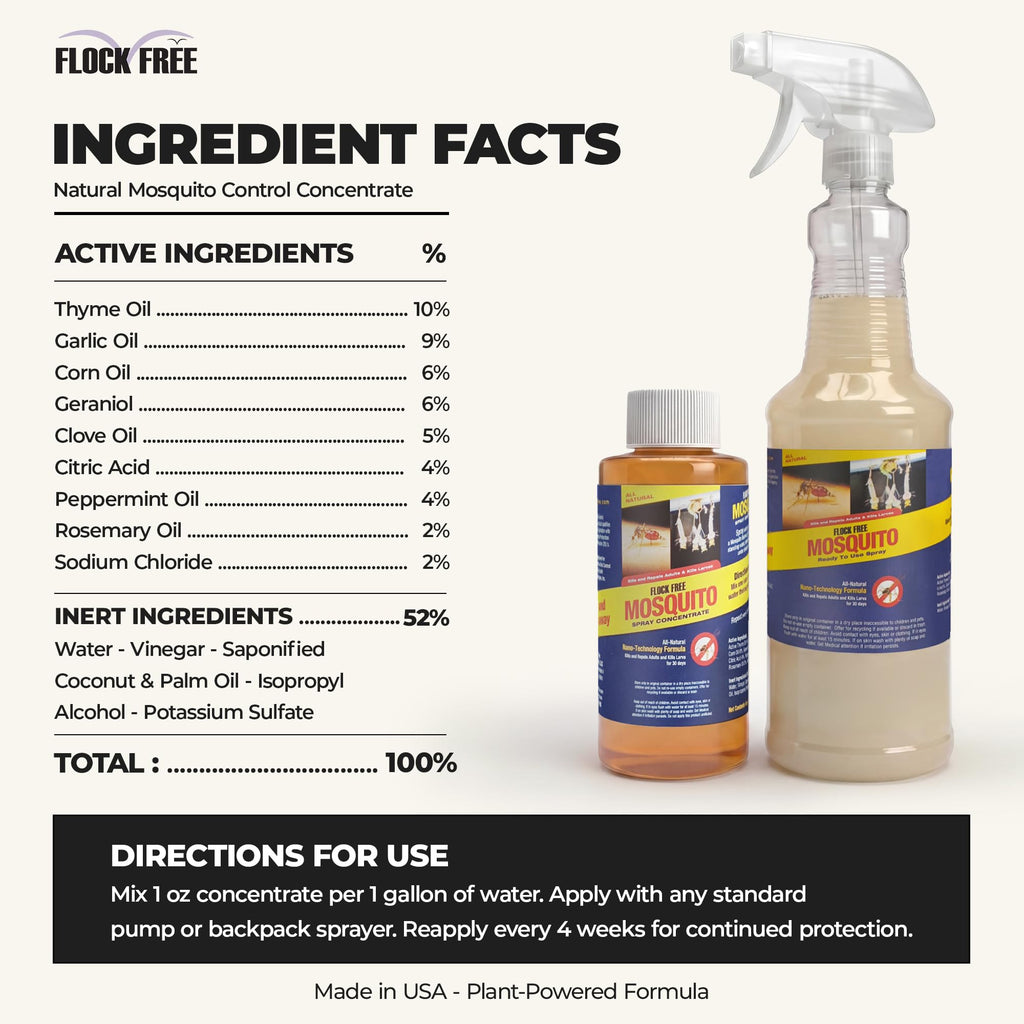 Mosquito Repellent 32 oz Spray & 4 oz Refill L321