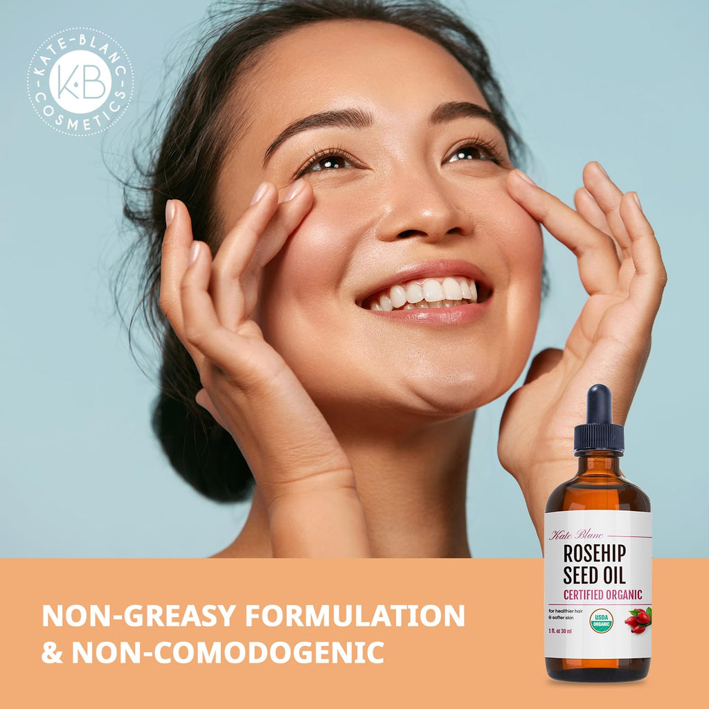 Organic Cold Pressed Rosehip Seed Face Oil N335