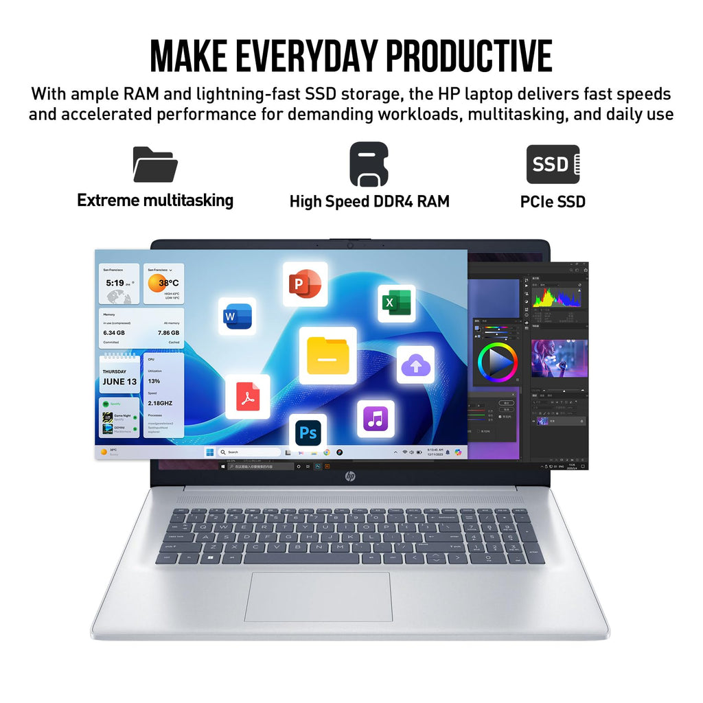 17 Inch Intel Core 7 Windows 11 Pro Laptop T671