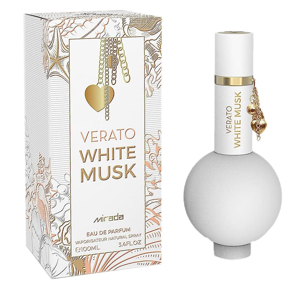 White Musk Eau de Parfum Spray 3.4 FL. Oz Z865