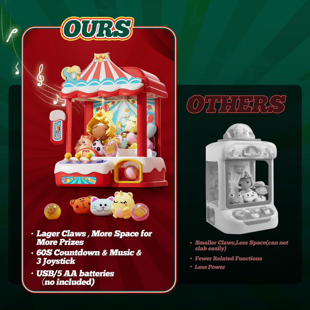 Claw Machine with 30 Mini Prizes X5898