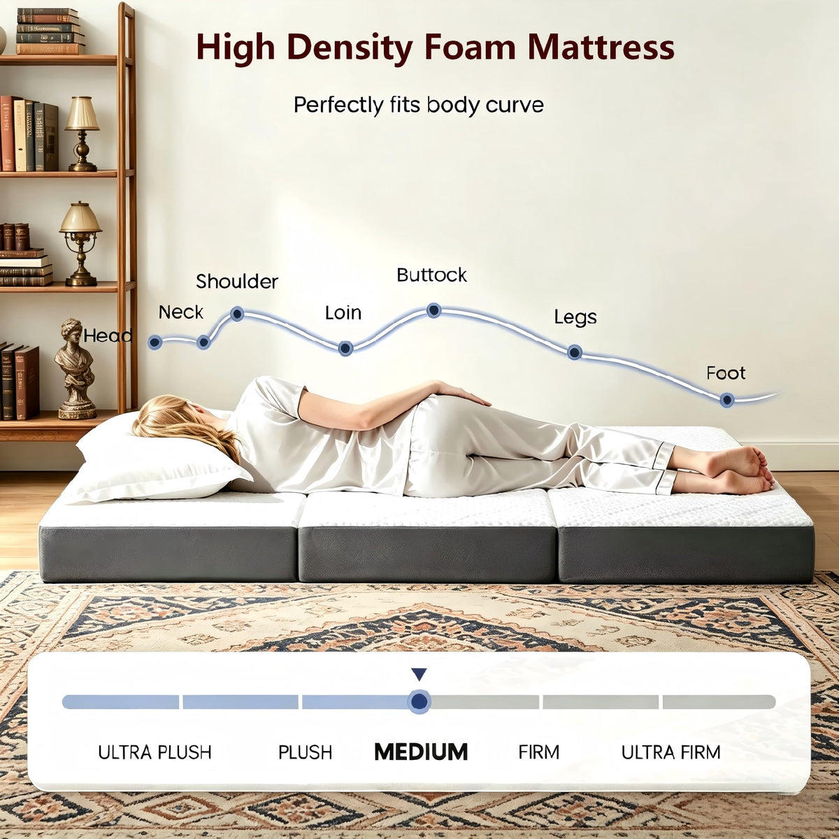 4 Inches Folding Foam Mat B51281