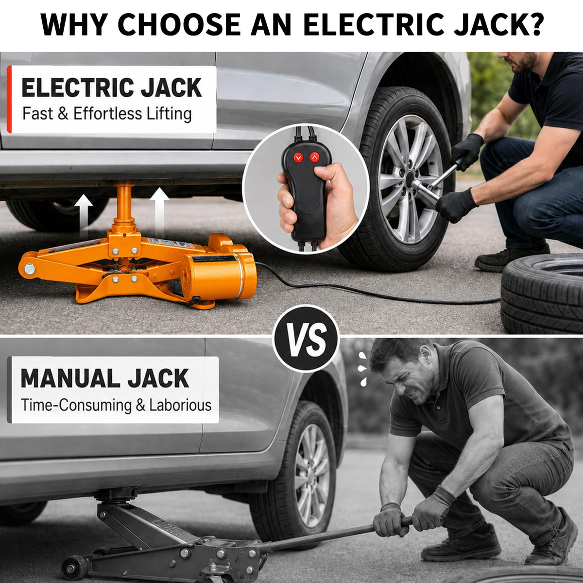 3 Ton 12V Electric Scissor Car Jack R480