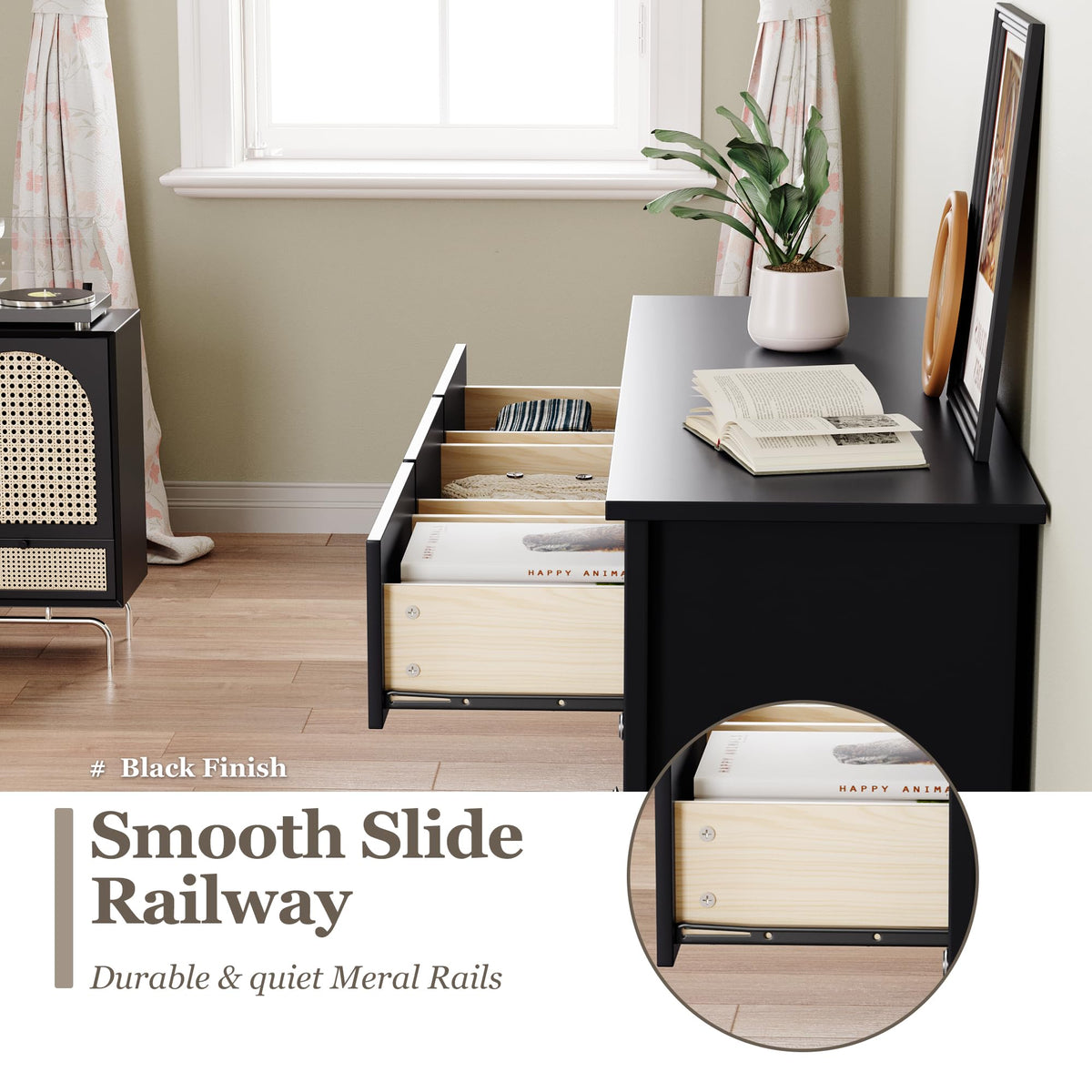 Black Dresser F8683