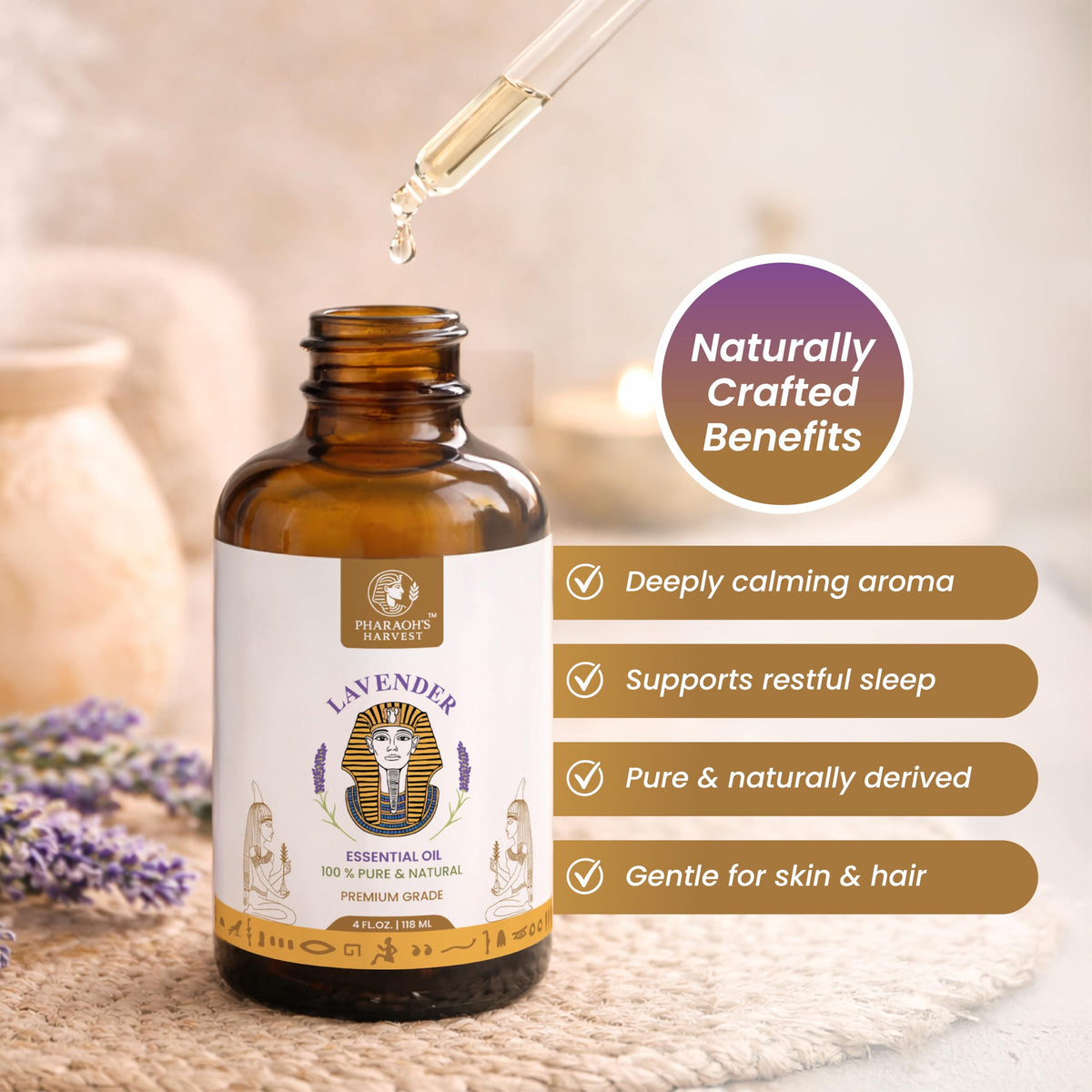 Lavender Essential Oil 4 Fl Oz S609648