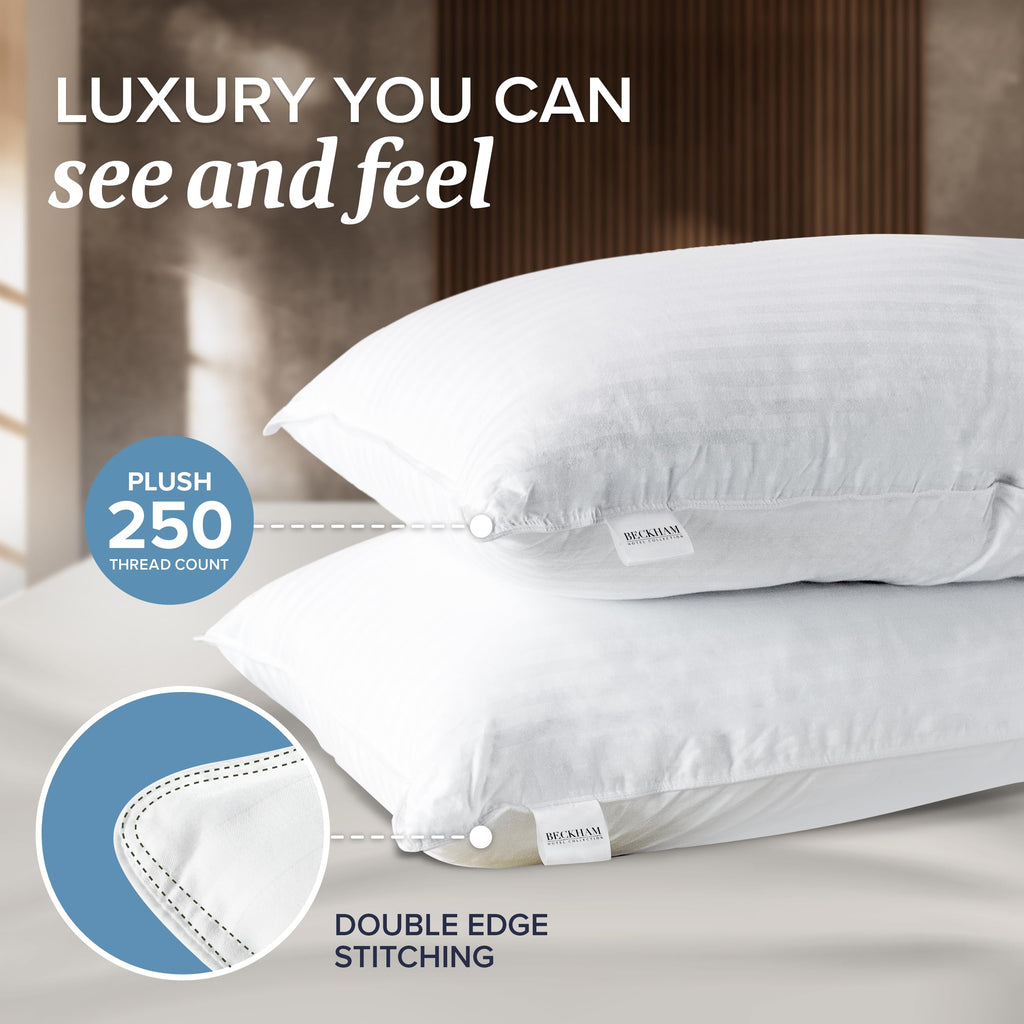 4 King Pillow Set Down Alt Memory Foam H88657