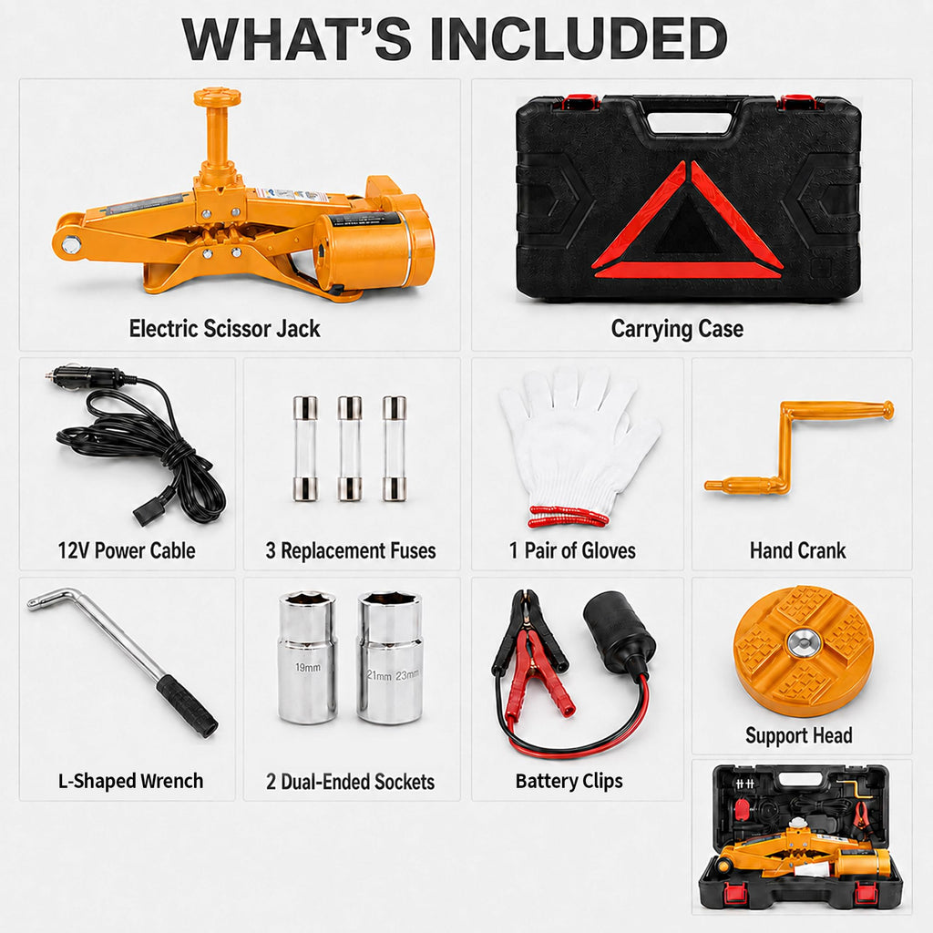 3 Ton 12V Electric Scissor Car Jack R480
