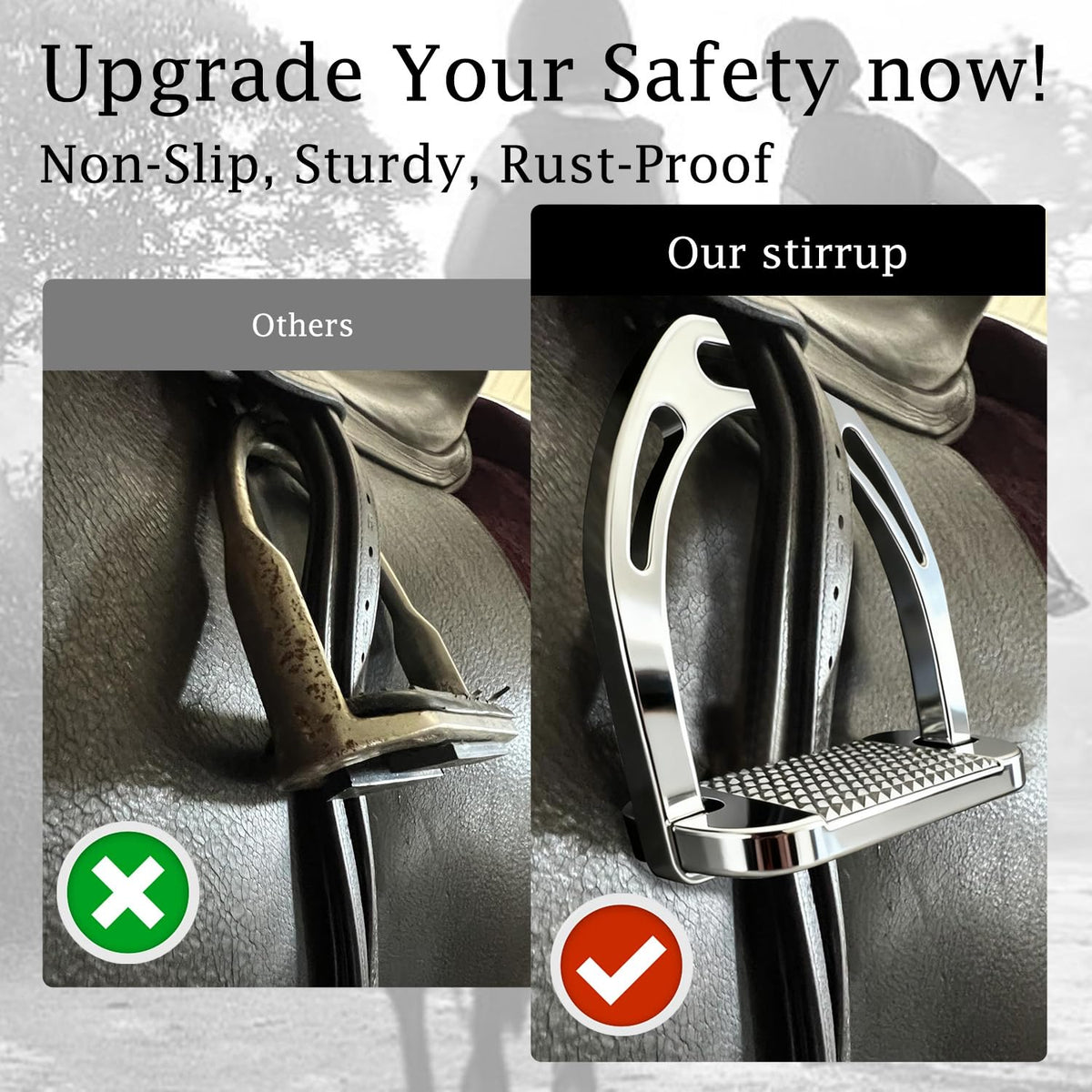Lightweight English Stirrups T515