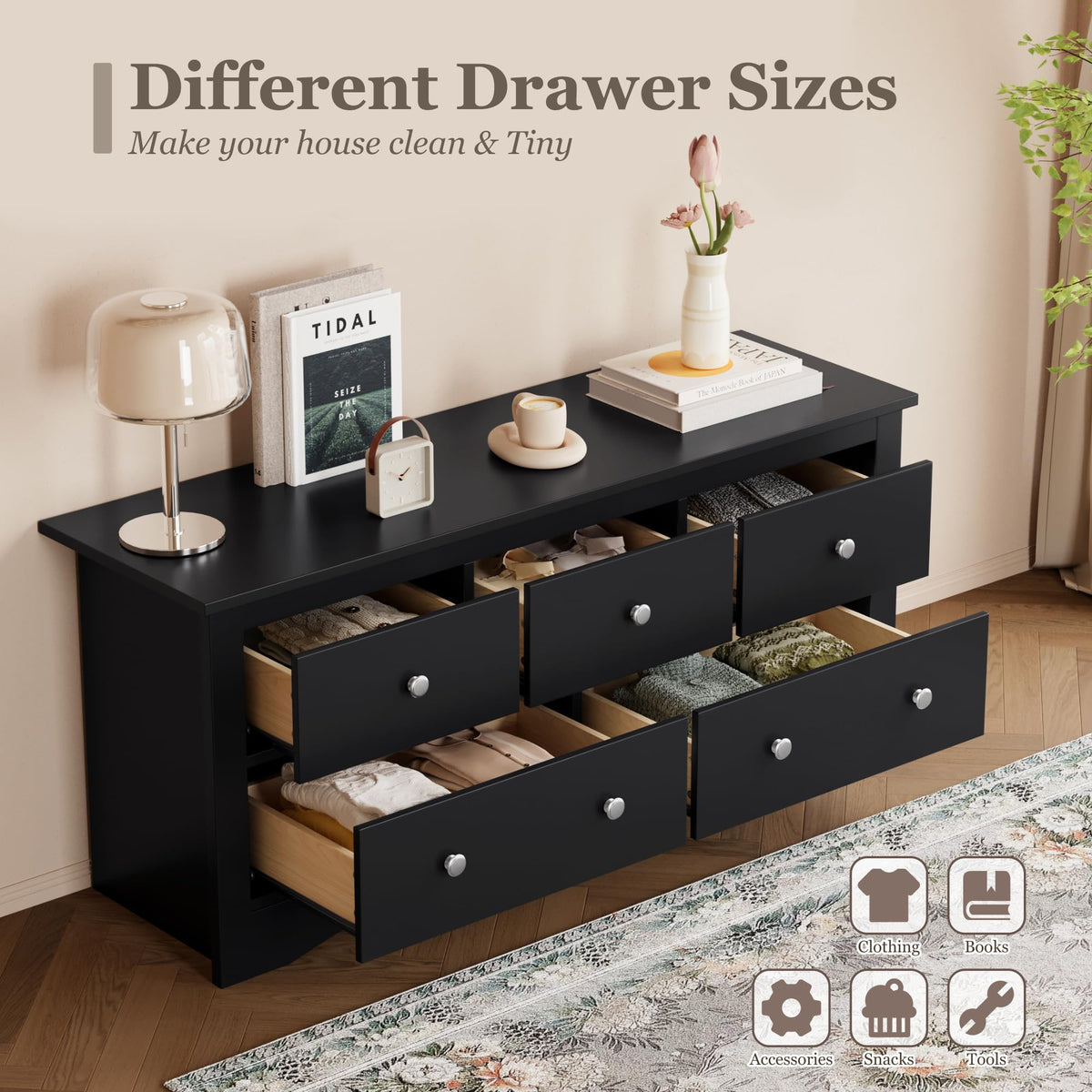 Black Dresser F8683