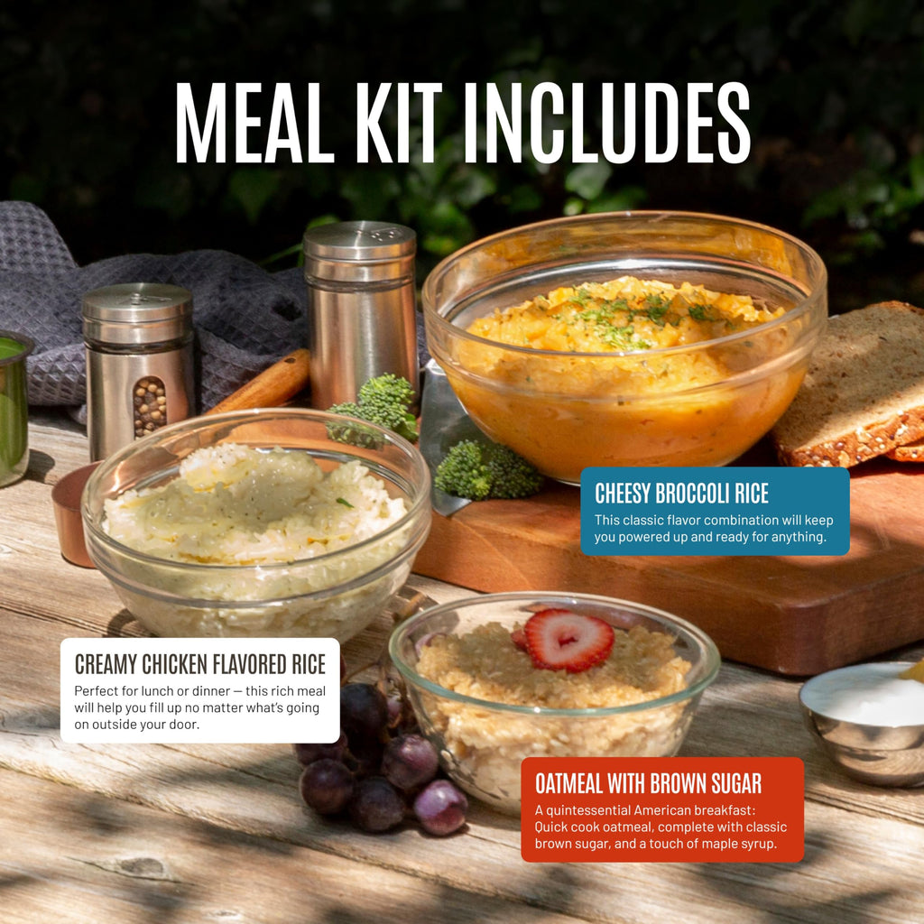 3 Day Emergency Meal Kit, 26 Servings W721119