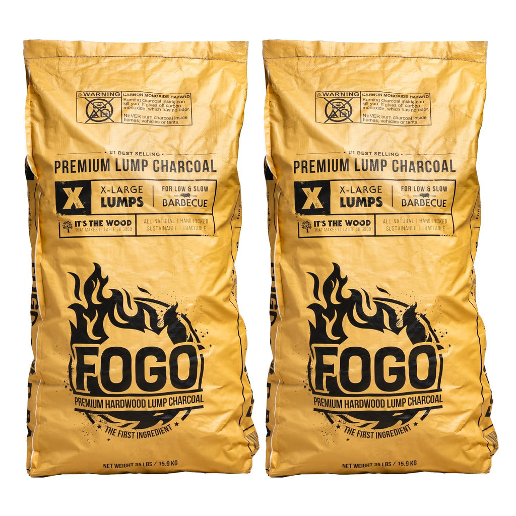 Hardwood Lump Charcoal 35 Pound Bag 2-Pack U659980