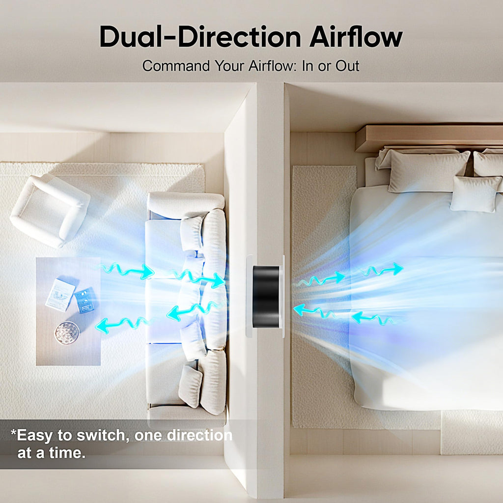 8" Room to Room Air Transfer Fan with Remote E13540