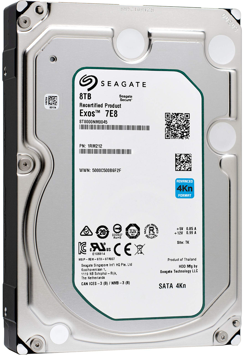 8TB 7200 RPM SATA 3.5-Inch Enterprise Hard Disk Drive O890911