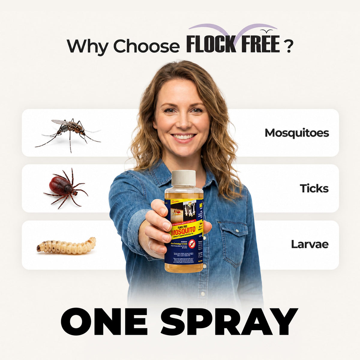 Mosquito Repellent 32 oz Spray & 4 oz Refill L321