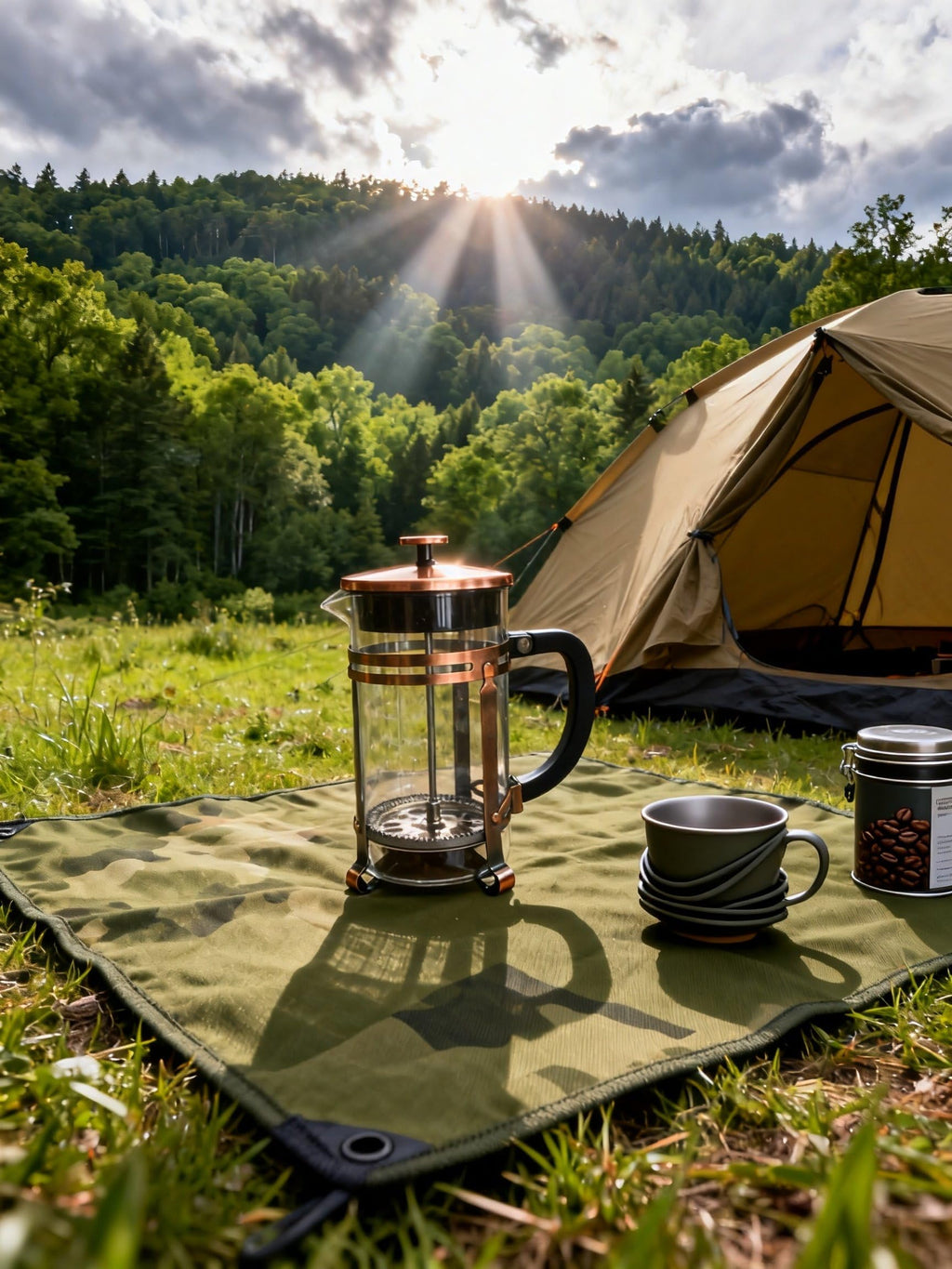 21oz Stainless Steel Glass French Press A2345