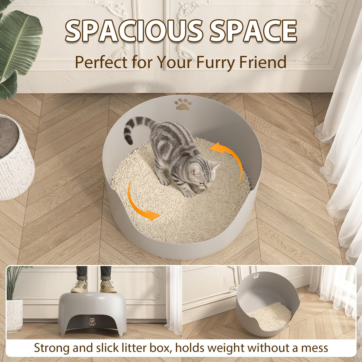 Large Low Entry Plastic Litter Pan K310579