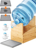 5 Gallon Wood Water Jug Stand with Diatomite O87097
