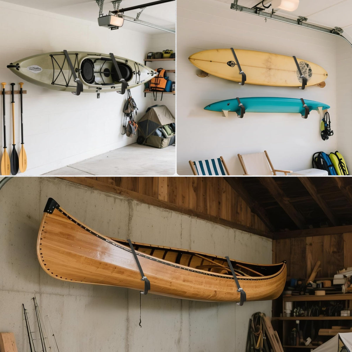 Wall Mounted Kayak Storage Rack C7082