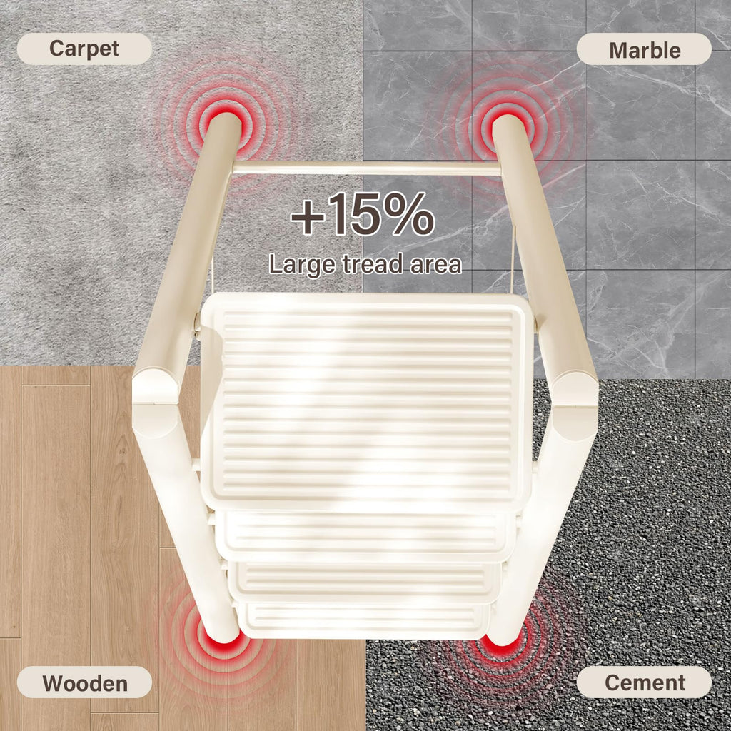 3 Step Carbon Steel Folding Stool E25528
