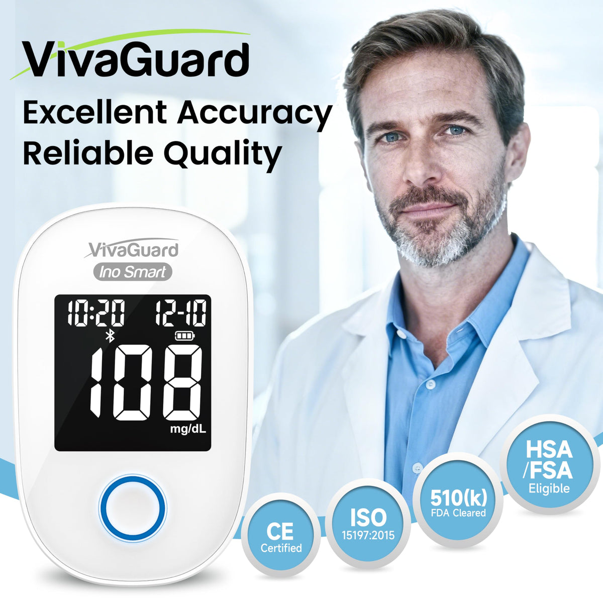 Bluetooth Blood Glucose Monitor Kit J851