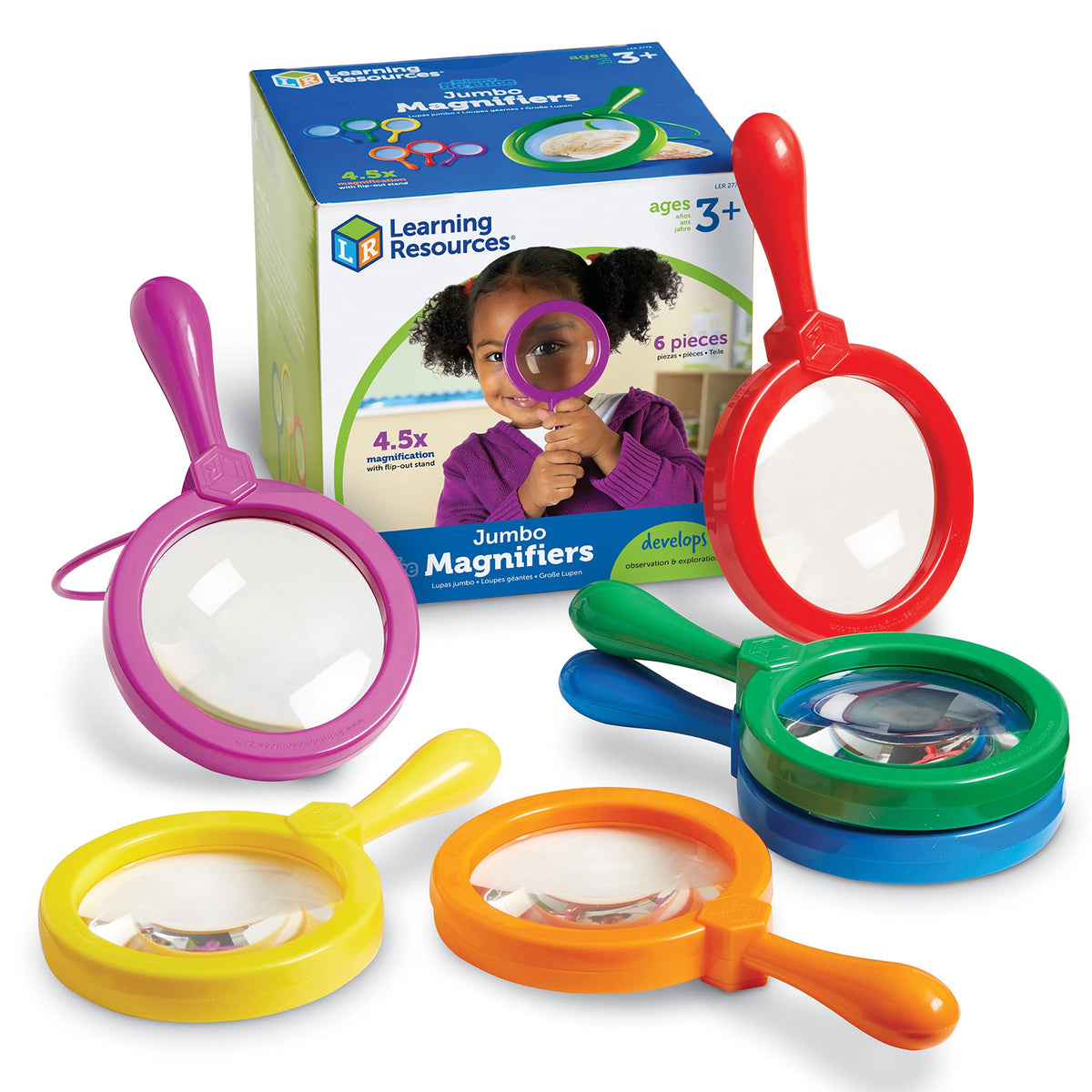 Set of 6 Jumbo Magnifiers F1157