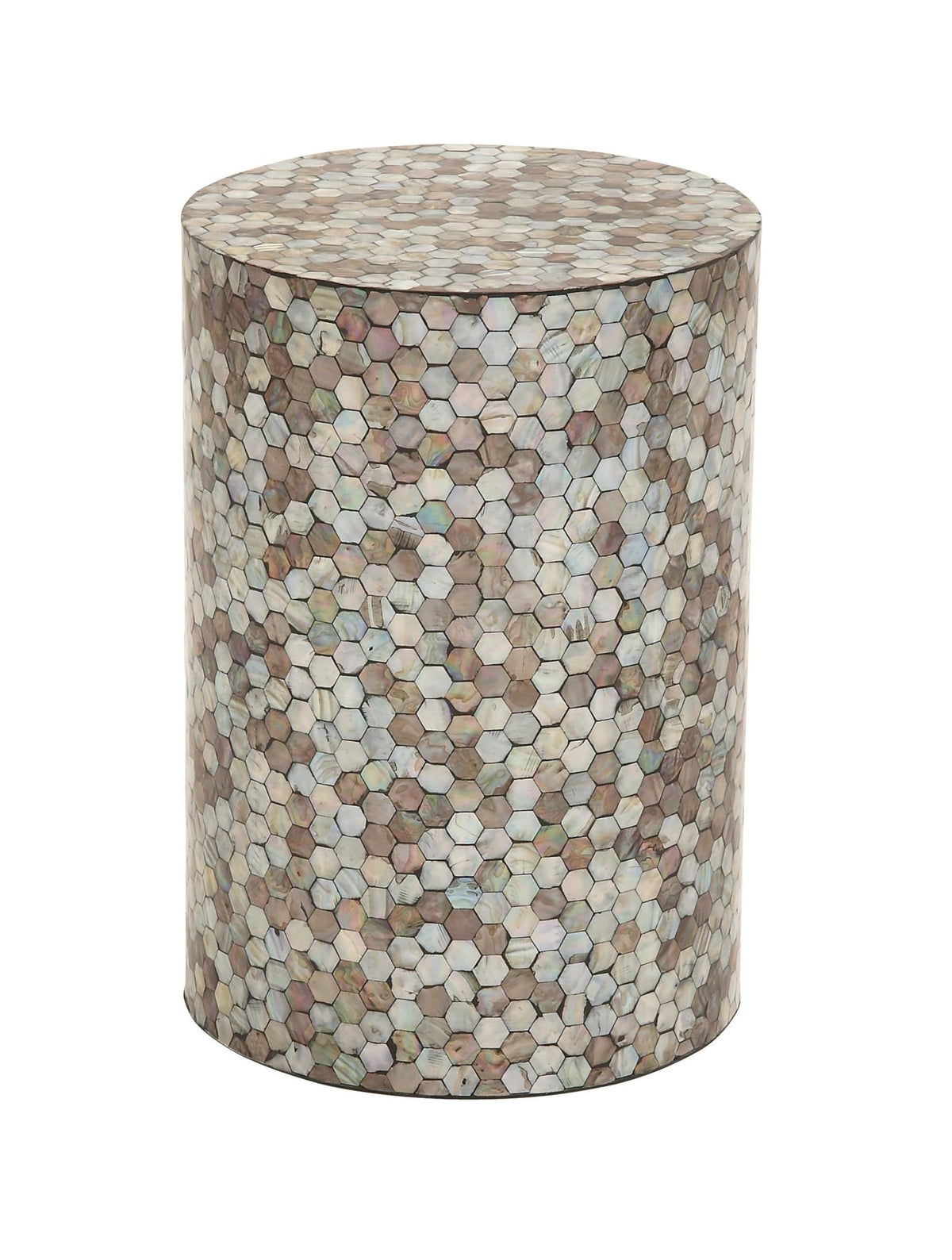 14" x 14" x 20" Multi Colored Mosaic Side Table M8997