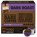 Organic Dark Roast Coffee Pods, 40 Recyclable Capsules S7671