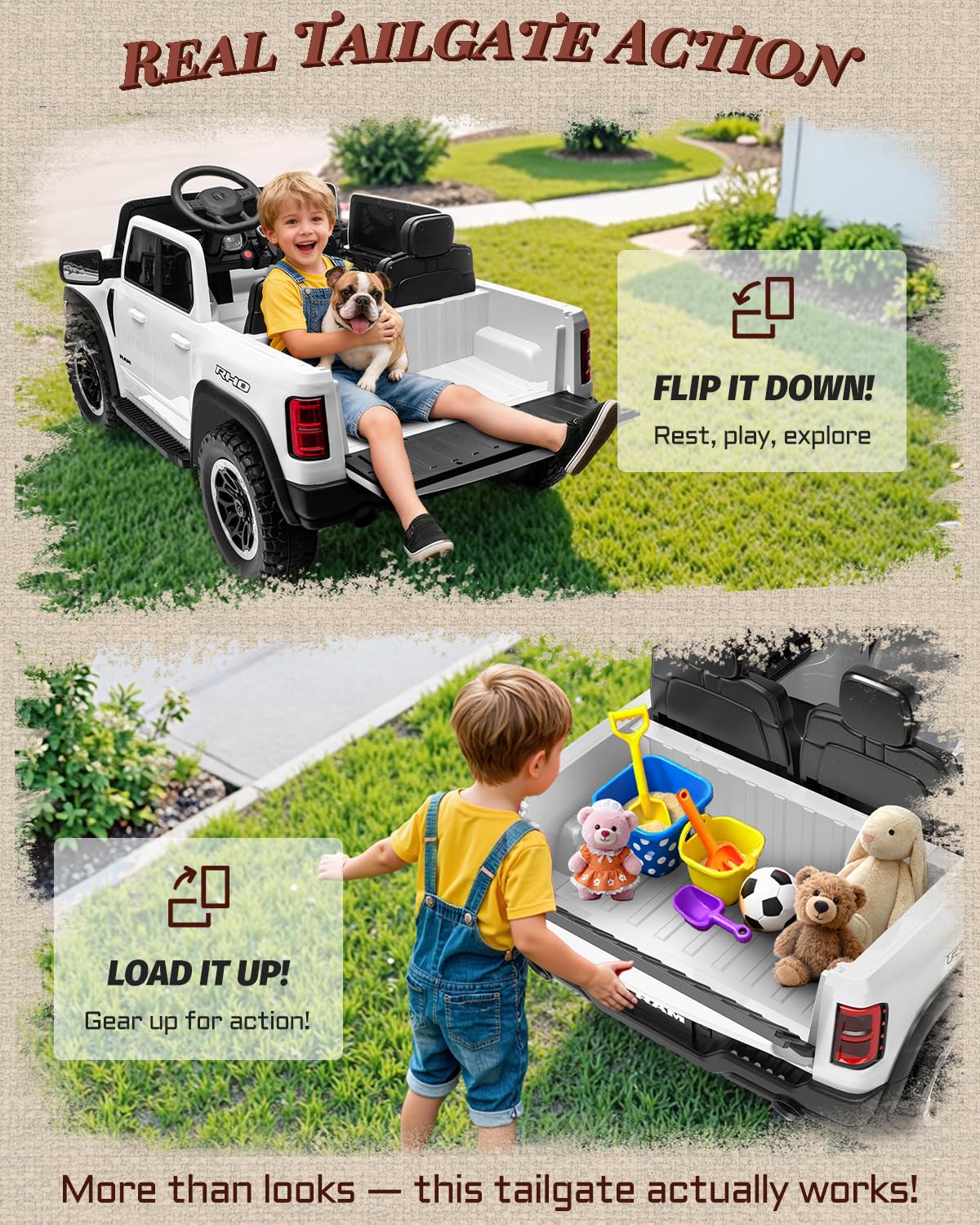 2 Seater Electric Car for Kids with Remote Control D129