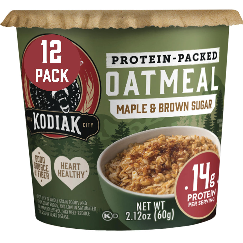 Instant Protein Maple & Brown Sugar Oatmeal, 2.12oz (Pack of 12) G303923