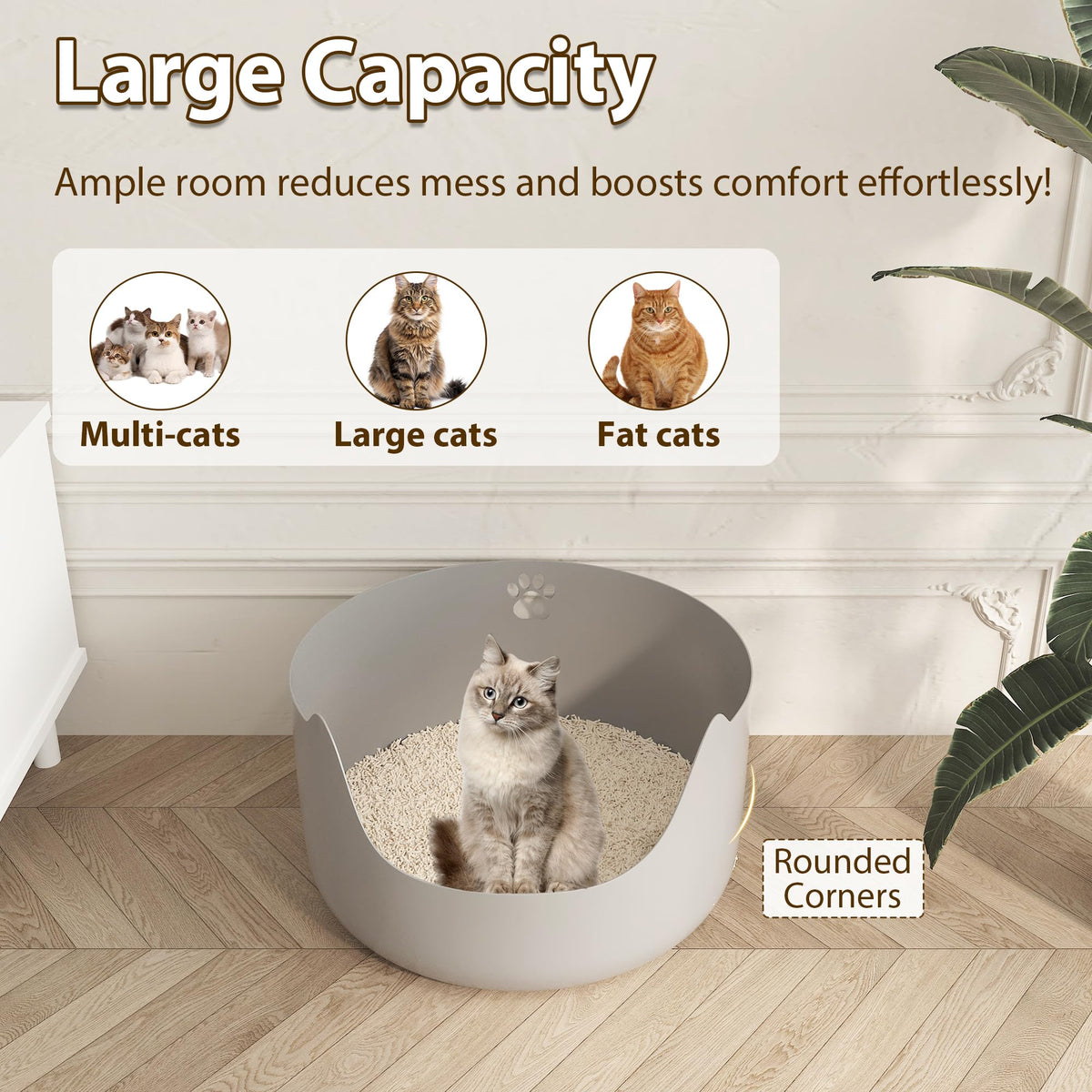 Large Low Entry Plastic Litter Pan K310579