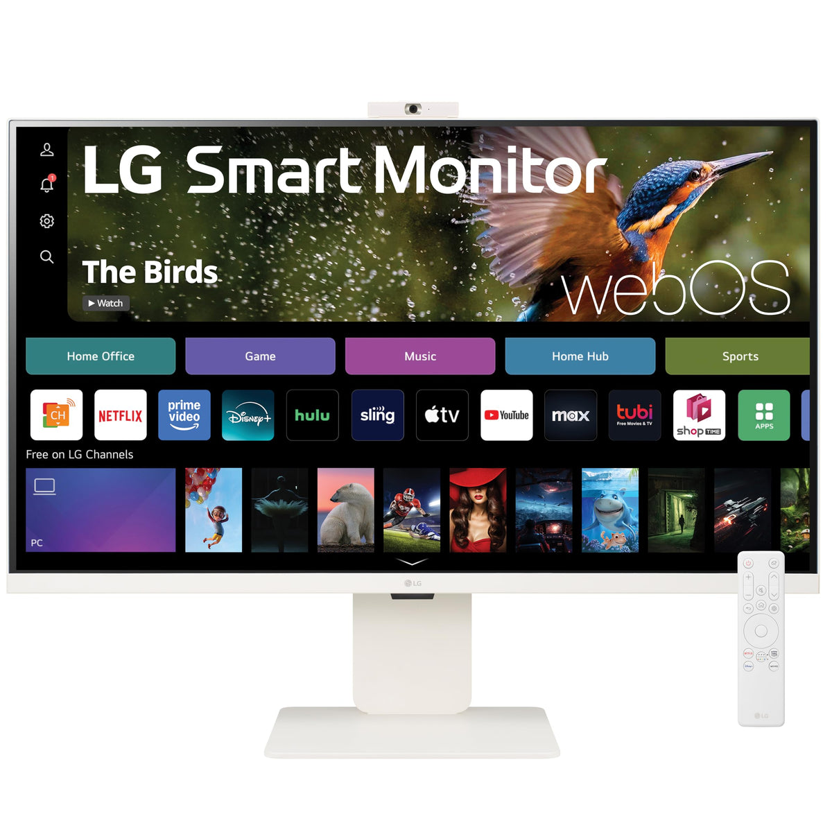32-inch 4K UHD IPS White Smart Monitor T2276