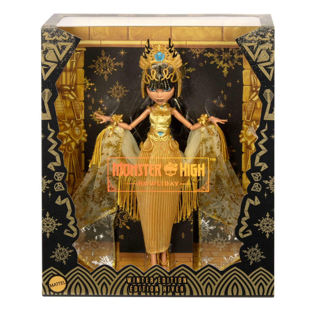 Collectible Doll in Golden Gown with Fringe Shawl Q753